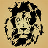 Lion Head Stencil