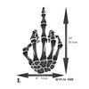 Skeleton Finger Stencil