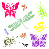 Insects & Bugs Stencil