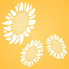 Sunflower Stencil