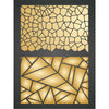 Crackle Geometric Layering Stencil