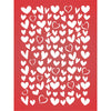 Hearts Layering Stencil