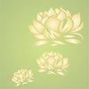 Lotus Blossom Stencil